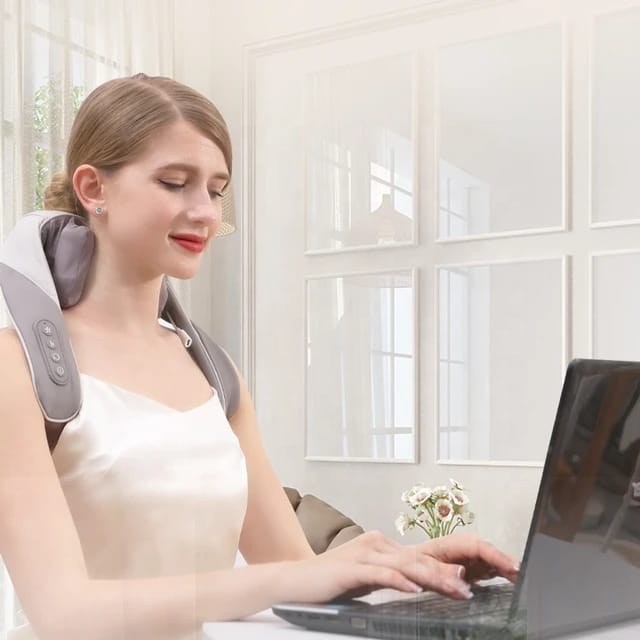 MASAJEADOR DE CUELLO CERVICAL AJUSTABLE