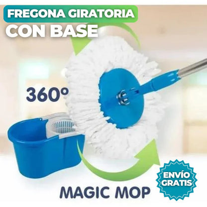 TRAPEADOR GIRATORIO PLASTICO CON BASE PLASTICA
